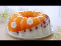 美丽的燕菜蛋糕 ❤ Beautiful Diagonal Jelly Cake Step by Step   #littleduckkitchen