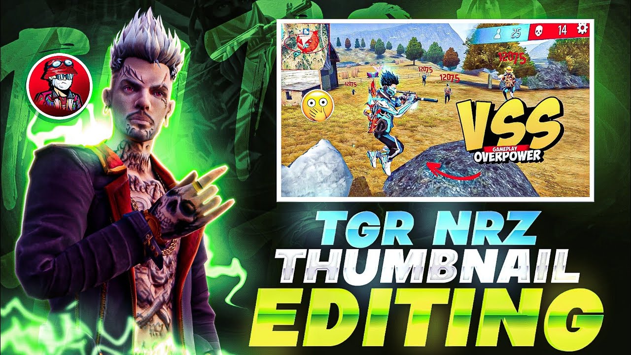 Make Free Fire Montage Thumbnail Like TGR NRZ | How To Make Gaming Montage Thumbnail