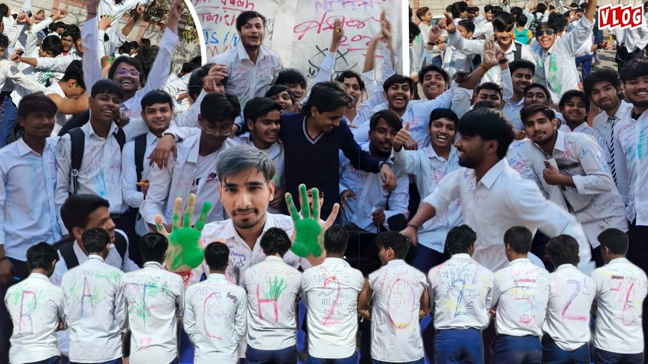 Last Day of School 🏫🥺 | Scribble Day Full Masti Vlog 😍