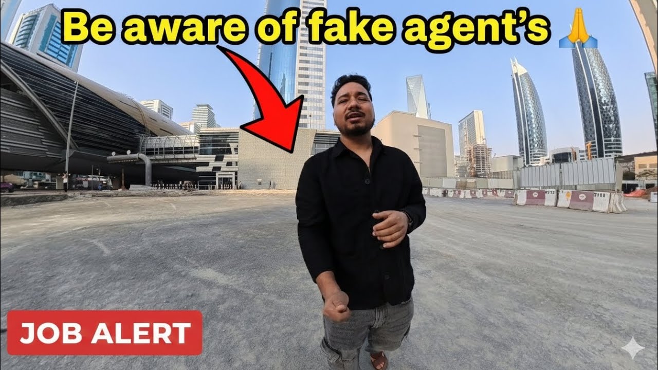 Fake Agents Se Bach ke Raho | #dubai #jobs #vlog #information 