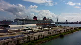 Port Canaveral Florida Cinematic 4k drone footage