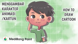 Cara Membuat Karakter Animasi atau Kartun di Medibang Paint Android screenshot 2