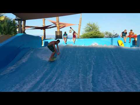 Best riders on the FlowRider Flow Barrel at Yas Waterworld Waterpark in Abu Dhabi Dubai UAE(4)