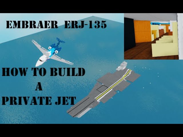 How To Build A Private Jet Embraer Erj 135 On Plane Crazy Roblox Part 2 Youtube - how to build a jumbo jet roblox plane crazy