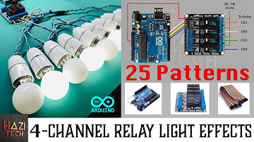 4 Channel Relay Light Effects | 25 Patterns | Vesak / Christmas Decorations | වෙසක් / නත්තල් සැරසිලි