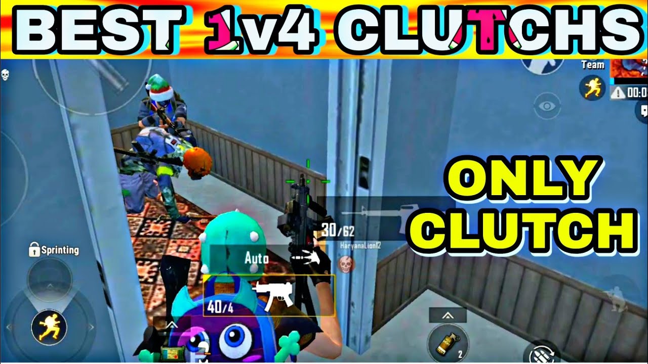 Best 1v4 Clutch Pubg Mobile & Pubg Lite Watch Till End - YouTube