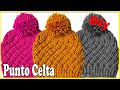 🌈Gorro a Crochet - Punto Entrelazado Celta (PARA TODAS LAS TALLAS)🌹- MUY FÁCIL-