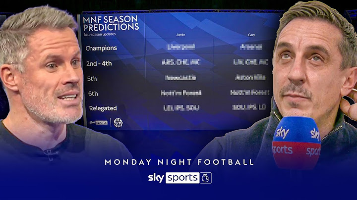 Jamie Carragher & Gary Neville UPDATE their season predictions! 👀🏆