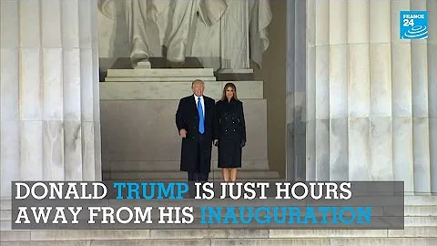 US - Donald Trump is just moments away from his inauguration, and he is ready!