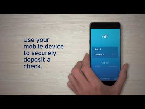 Citi: Complete a Mobile Check Deposit with the Citi Mobile® App