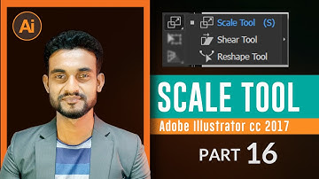 Scale tool in illustrator  cc 2017  adobe illustrator cc tutorial in Bangla part 16  julfikarjewel