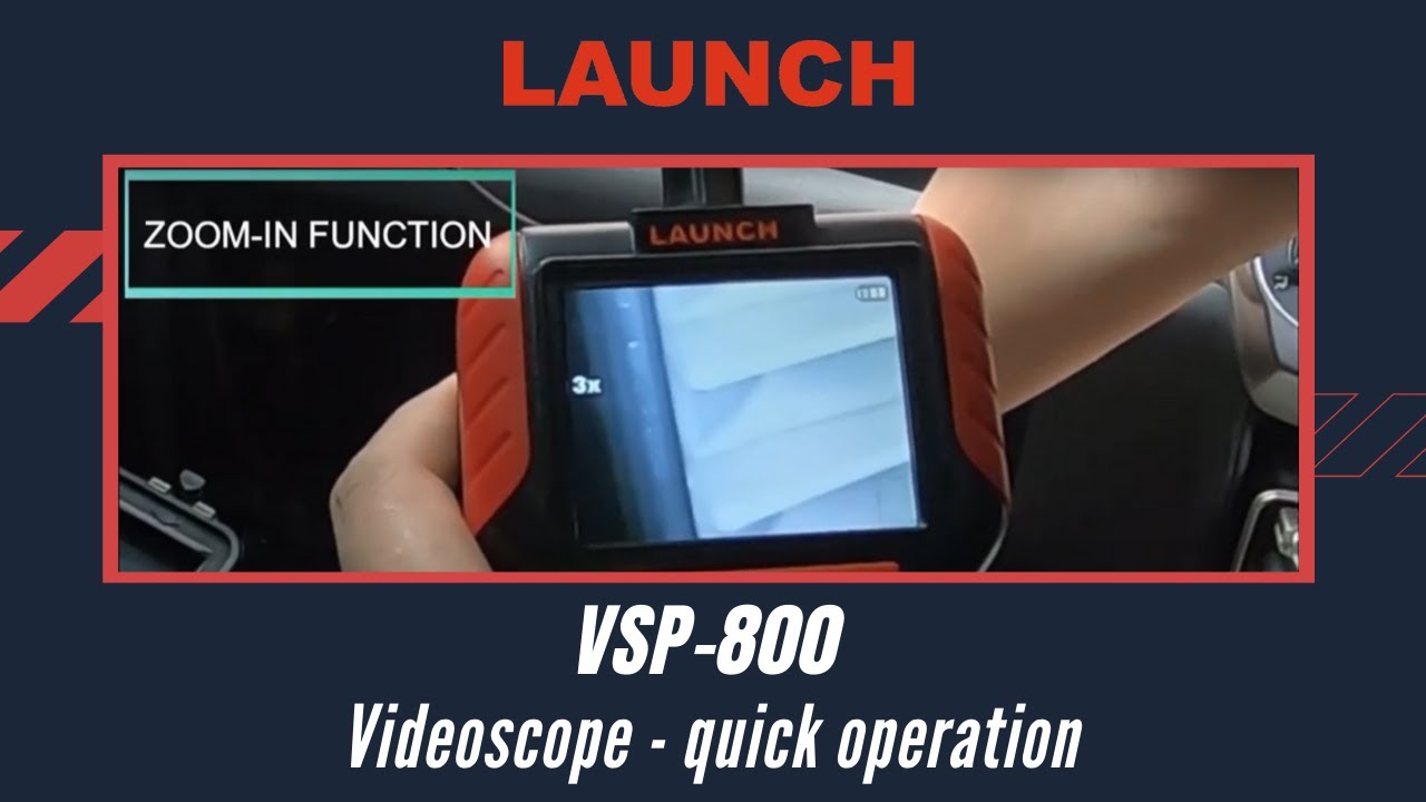 VSP-800 | Launch Videoscope Operation Video | LAUNCH - YouTube