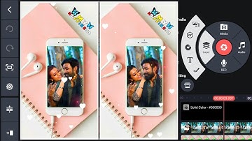 Kinemaster Tutorial - Instagram Trending Mobile Phone Style Status Video Editing in Kinemaster