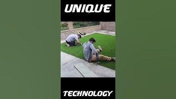 How to install Artificial Turf DIY #short