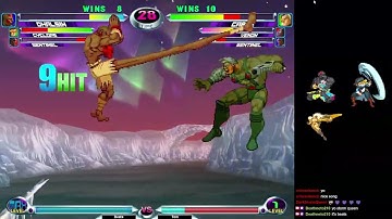 MvC2 Dhalsim 70% tag punish yoga strike combo