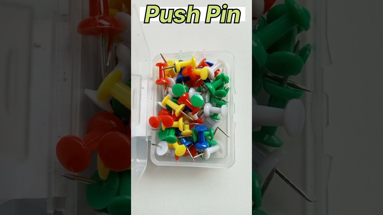 Board Pin Push Colourful Shorts Stationery Gauravkidukaan LadduHatela KajalMiniArt