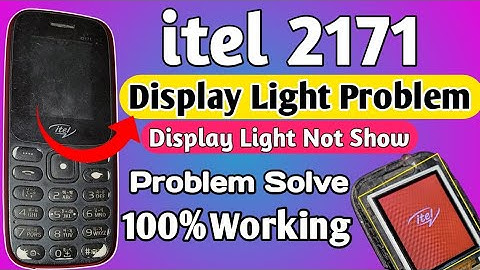 itel 2171 display light solution // itel 2171 display light jumper
