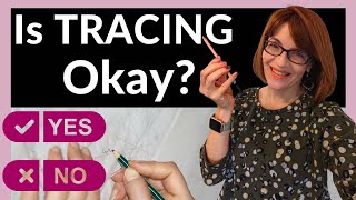 When is it OKAY to Trace? (drawing tutorial for beginners)