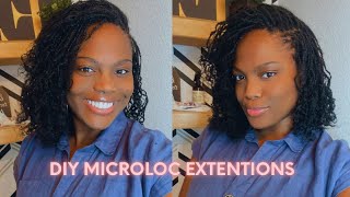 From Traditional Locs to Microlocs | DIY Micro Loc Extensions Installation