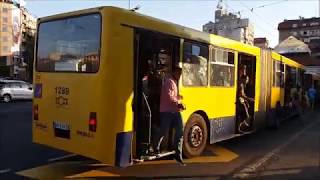 Belgrade buses trolleybuses and trams Trg Slavija August 2016