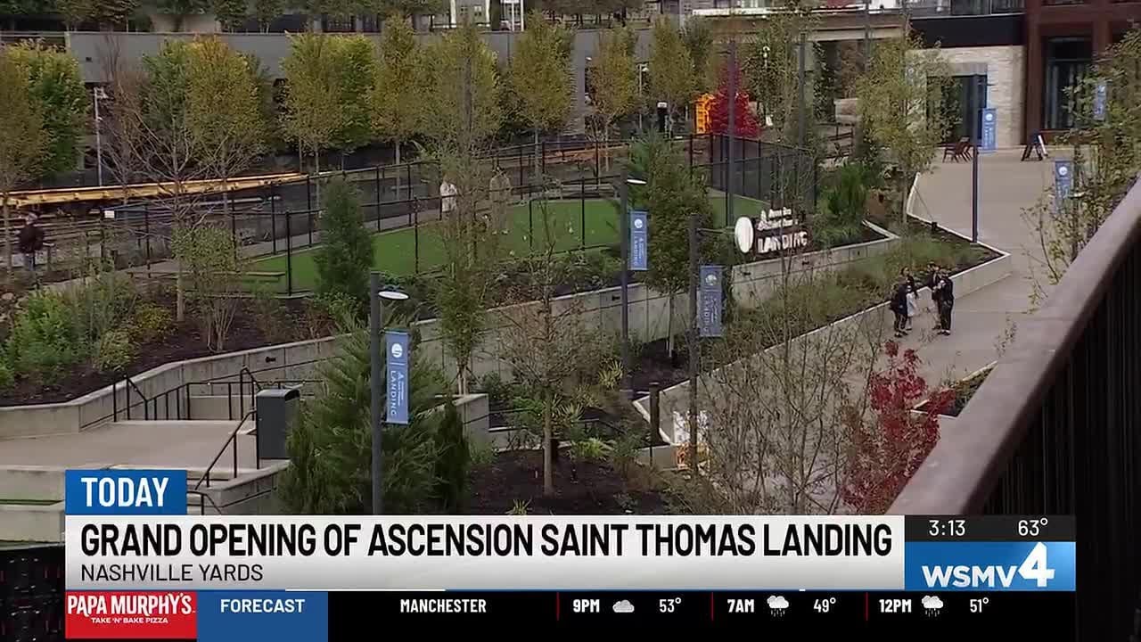 New Ascension Saint Thomas Landing greenspace opens at Nashville Yards