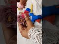 Handcrafted floral hair accessories tutorial ❤️🕉️ #tutorial #hairaccessories #handmade #handicraft