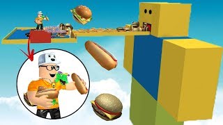 ROBLOX: ALIMENTE O GIGANTE FAMINTO ANTES QUE ELE FIQUE BRAVO! - Joga Velhote screenshot 2