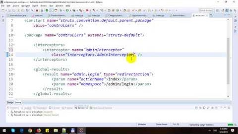 Authentication with Interceptor in Struts 2