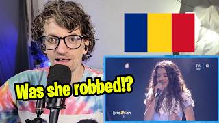 My First Reaction to Laura Bretan - Dear Father | Finala Eurovision România 2019