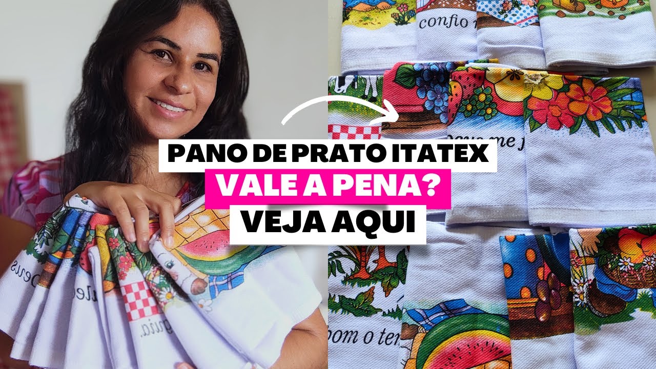 Comprei Pano de Prato Itatex: O Que Achei? Opinião Sincera! #panosdeprato