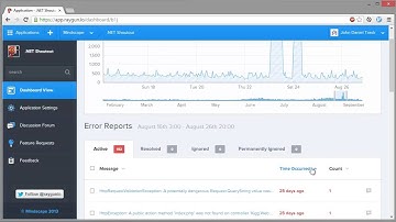 Raygun September updates - charts, filtering & sorting