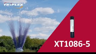 FAJERWERKI XT1086-5 SMOKE MINE WITH BLINK PURPLE 40mm PROFI T1 TRIPLEX FIREWORKS