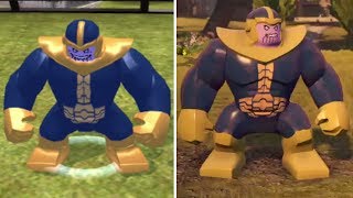 Thanos (Vita) vs Thanos (PS4) LEGO Marvel’s Avengers Comparison