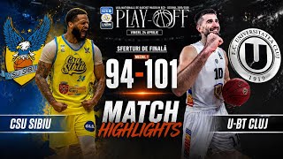 LNBM 25/26 – HIGHLIGHTS: CSU Sibiu - U-BT Cluj-Napoca ( Sferturi de Finală | Meciul 1 )