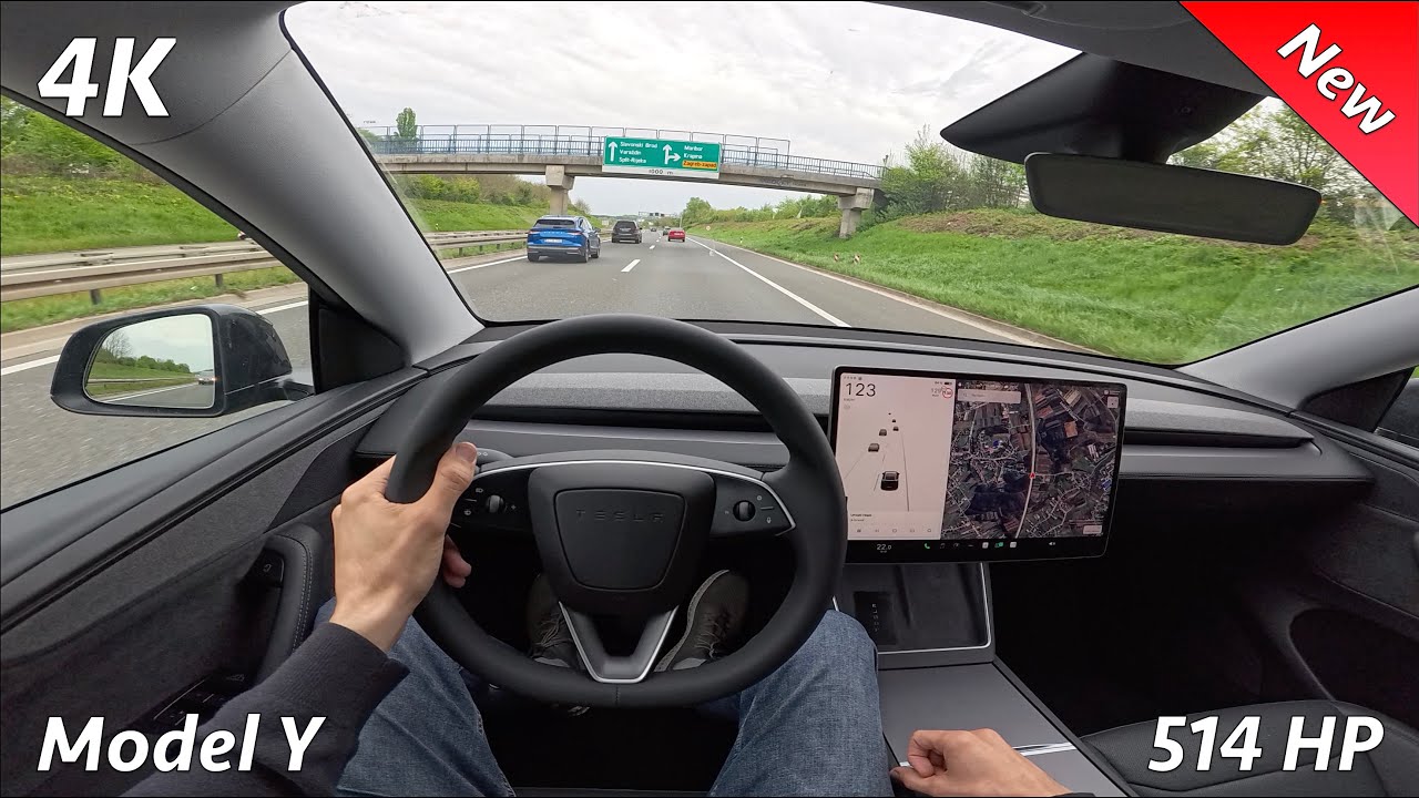 Tesla Model Y 2025 POV Test Drive & Quick Review (Long Range AWD) - YouTube