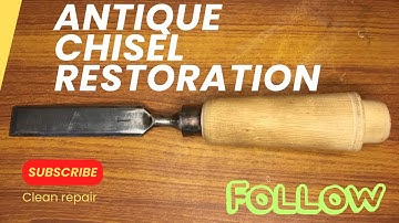 MOST RUSTED CHISEL I HAVE EVER SEEN RESTORATION / CHISEL SHARPENING/ HOW TO SHARPEN A CHISEL