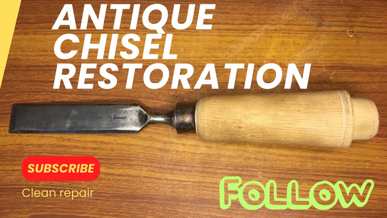 MOST RUSTED CHISEL I HAVE EVER SEEN RESTORATION / CHISEL SHARPENING