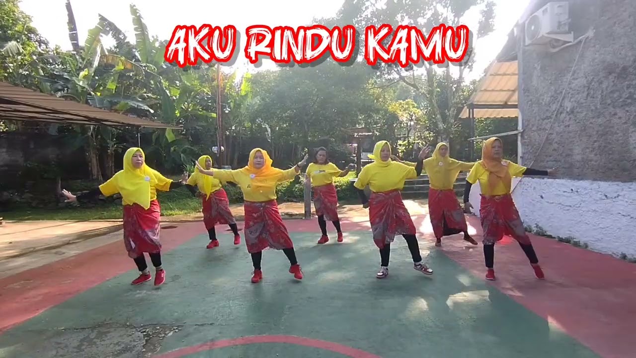 Aku Rindu Kamu Line Dance choreo by Fonna Queentarina demo by Purimas Regency LD