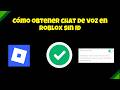 Cómo obtener chat de voz en Roblox sin ID | Habilitar el chat de voz de Roblox: método sencillo