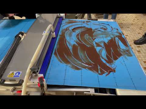 Nettoyage automatique tapis convoyeur à bande lisse pâtisserie & chocolaterie industrielle