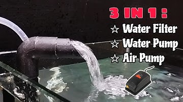 Aerator biofoam filter modified | Aerator airlift filter DIY | Aquarium filter DIY