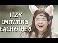 ITZY's favorite is imitating each other