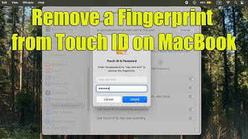 How to Remove a Fingerprint from Touch ID on MacBook Air M3 👆💻