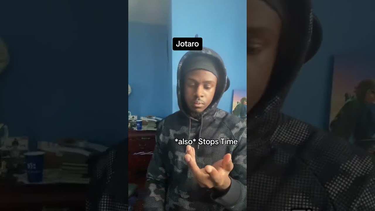 Jotaro using DIO's abilities like: