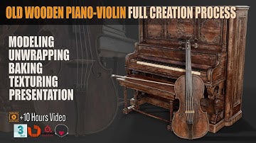 AAA Video Games: Old Wooden Piano-Violin Full Creation Process || Intro