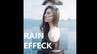 Rain effeck simple, tanpa brush tambahan [tekhnik medium] l photosop cs 6
