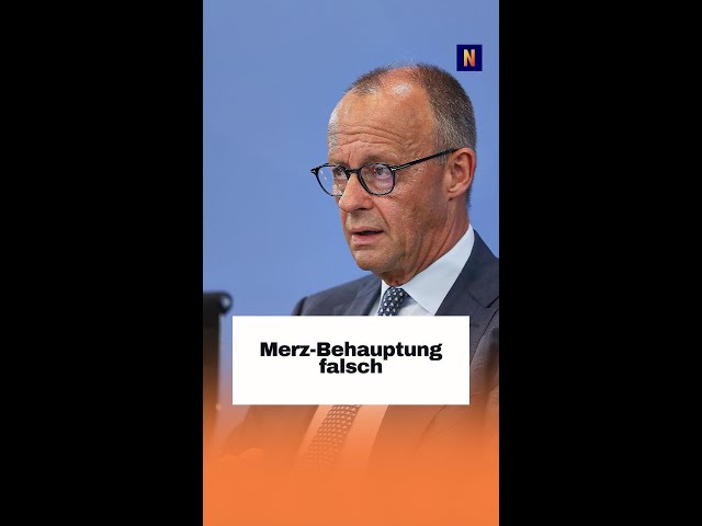Merz-Behauptung falsch