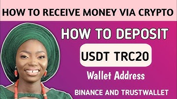 Create & Copy Your Usdt TRC20 Wallet Address (How To Receive Money Through Crypto)