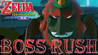 The Legend of Zelda: The Wind Waker HD - Boss Rush (All Boss Fights)