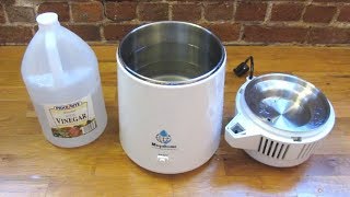 Megahome Water Distiller | Cleaning with Vinegar | Before and After
